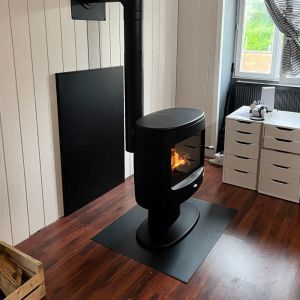 Installation d'un poêle à Granule à Chalon